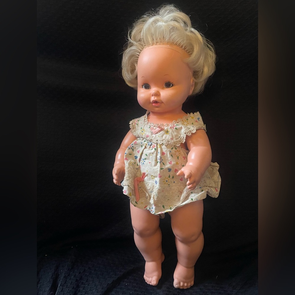 Vintage Mattel Baby Tender Love Doll 1969. Talks